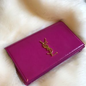 Saint Laurent patent leather clutch
